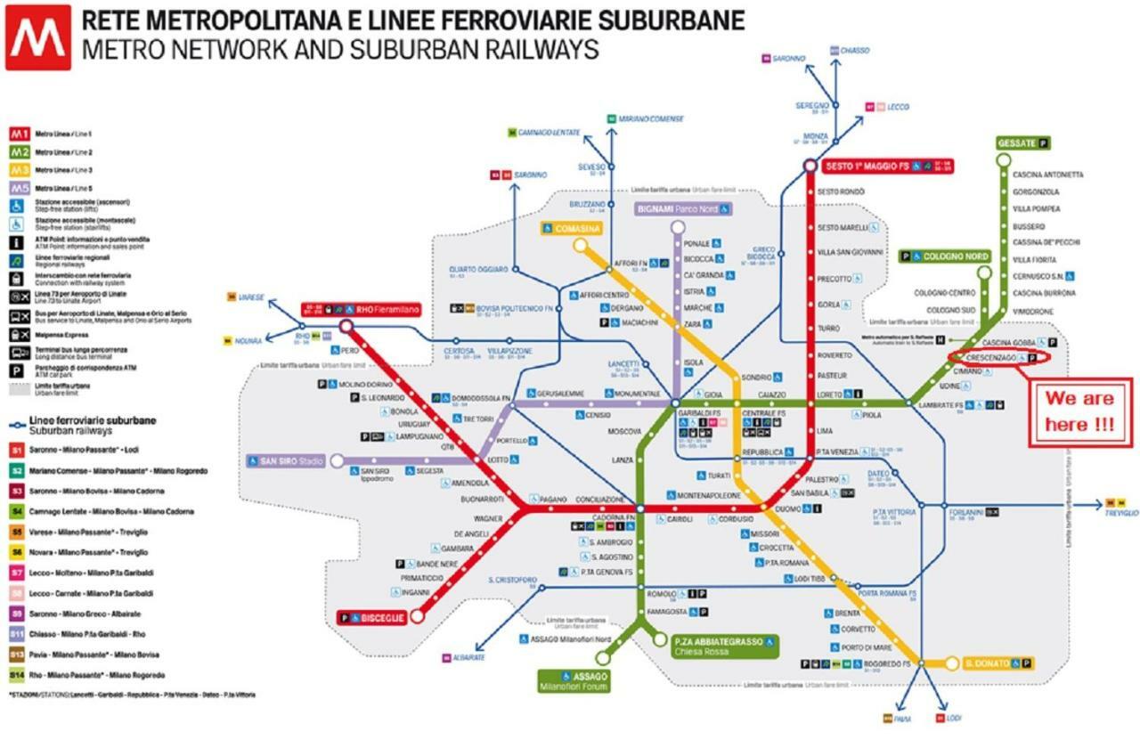 Appartamento Palmanova Vicino Alla Metropolitana Milan Bagian luar foto